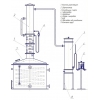 Дистилляционная установка периодического действия